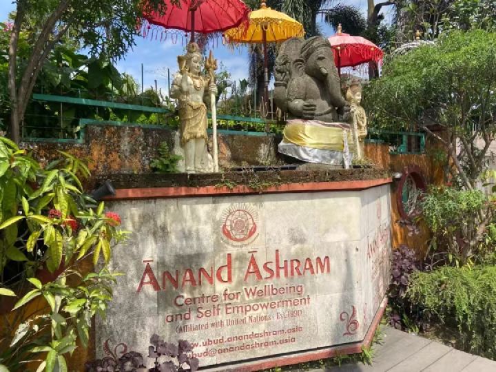 Anand Ashram, a meditation center in Bali
